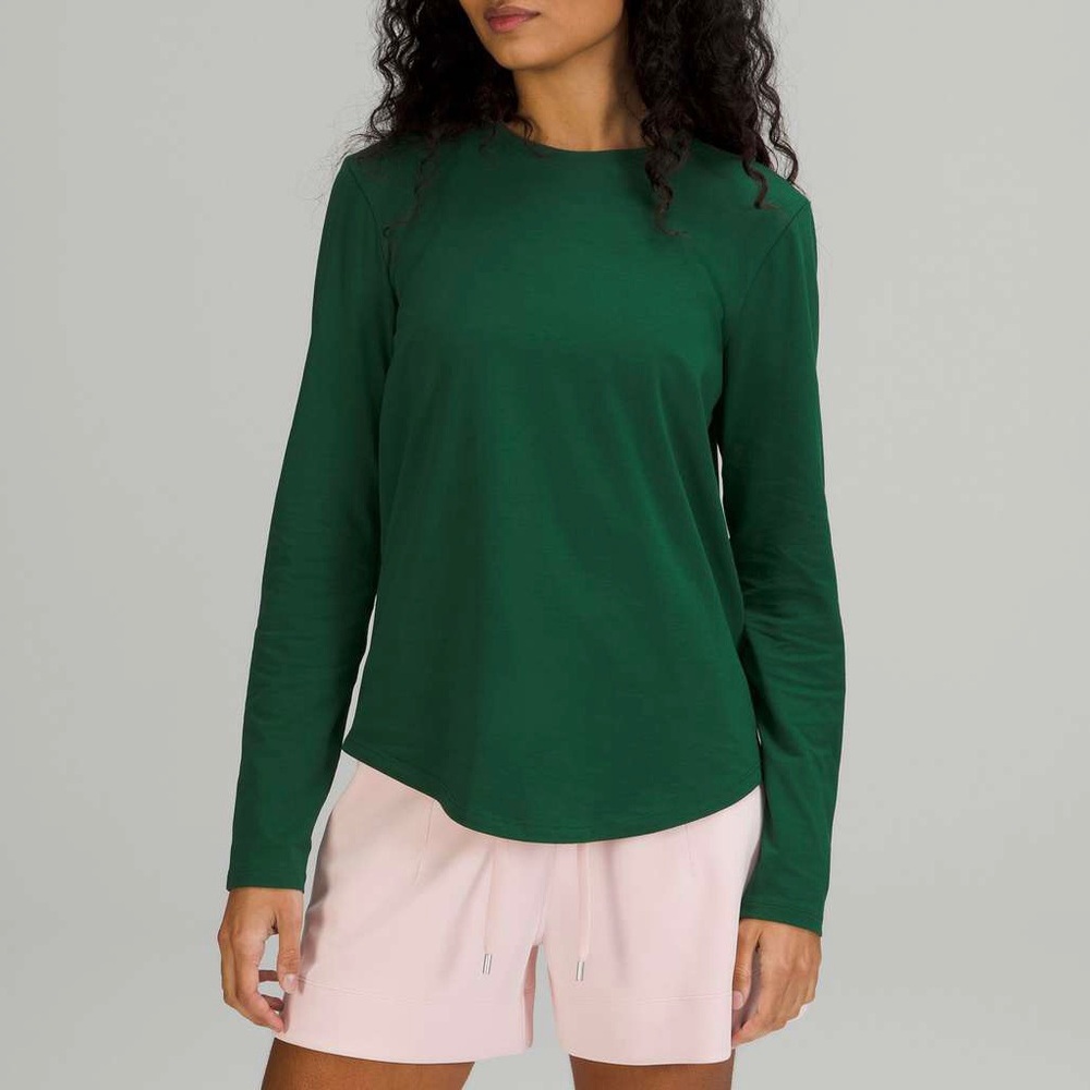 Lululemon Love Long-Sleeve Shirt in Everglade Green